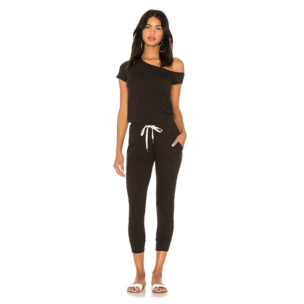 🆕 NWT Revolve N:Philanthropy | Britton Off The Shoulder Jumpsuit | Black XL